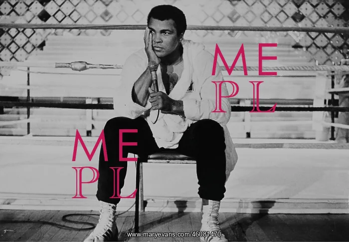 : The American boxer Muhammad Ali (Cassius Marcellus : The American boxer Muhammad Ali (Cassius Marcellus