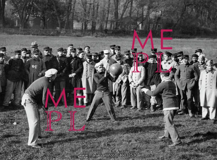 : American boxing champion doing ball games : American boxing champion doing ball games
