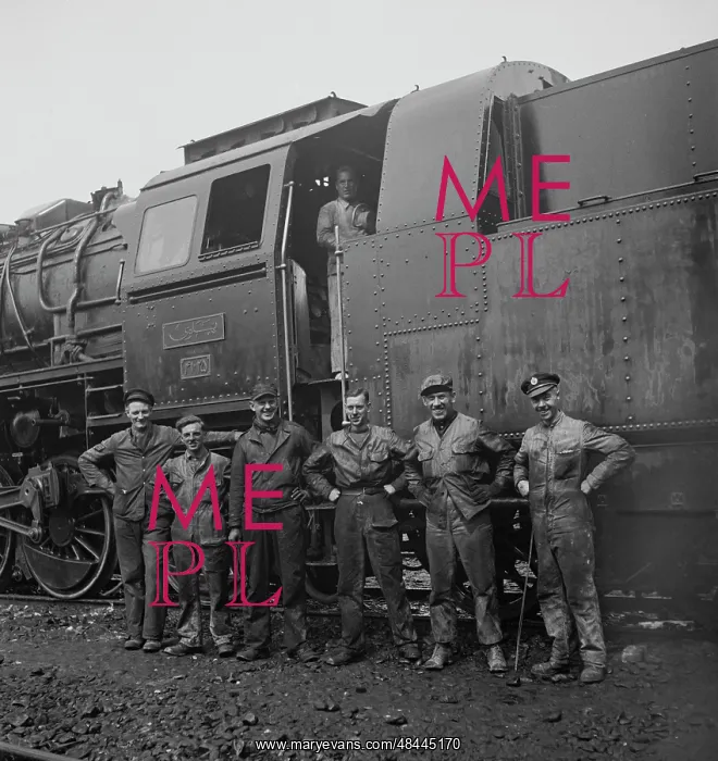 : American and British railroad crews who are : American and British railroad crews who are