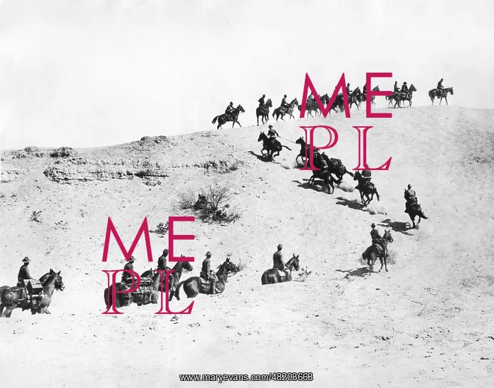 : American cavalry on maneuvers, 1929 : American cavalry on maneuvers, 1929