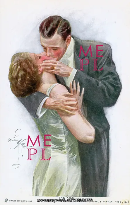  : AMERICAN COUPLE KISSING
