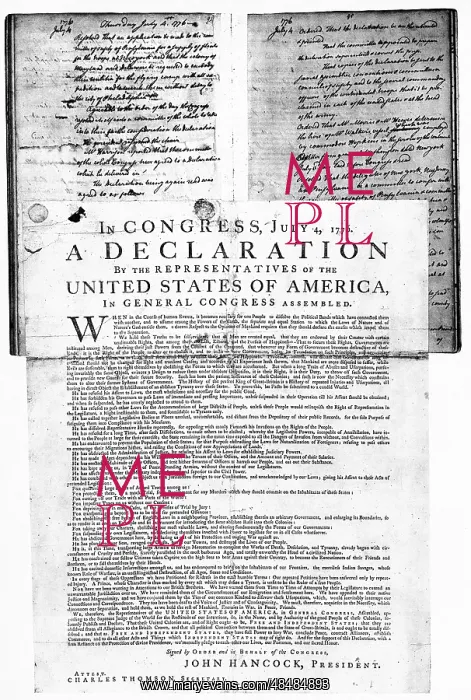  : American Declaration of Independence