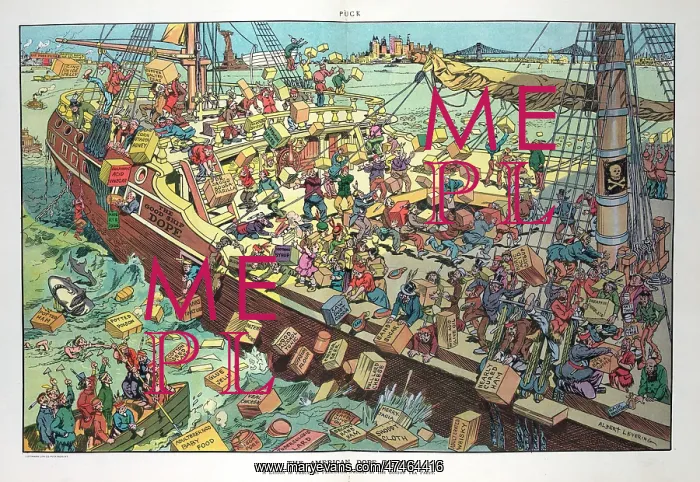 : The American dope party : The American dope party