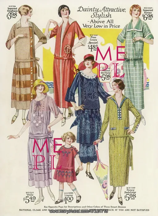 : American Fashions 1924 : American Fashions 1924