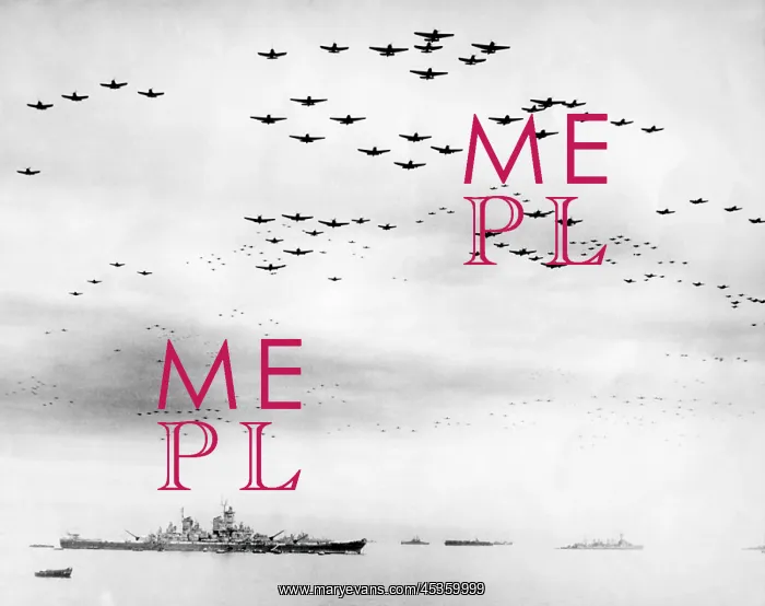 : American fighter fly in formation over the USS MISSOURI : American fighter fly in formation over the USS MISSOURI