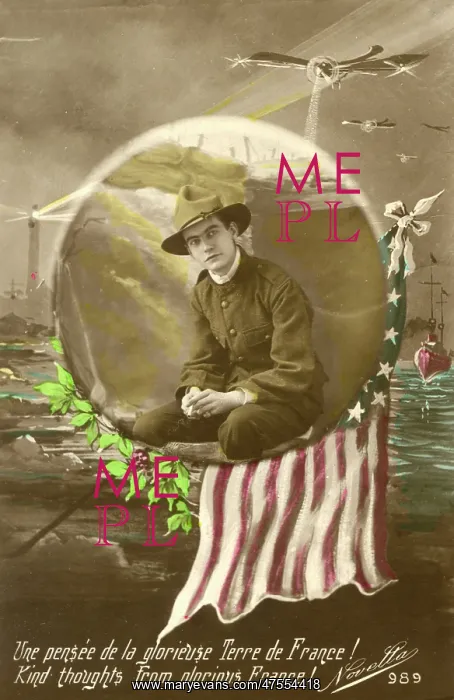 : American First World War postcard : American First World War postcard