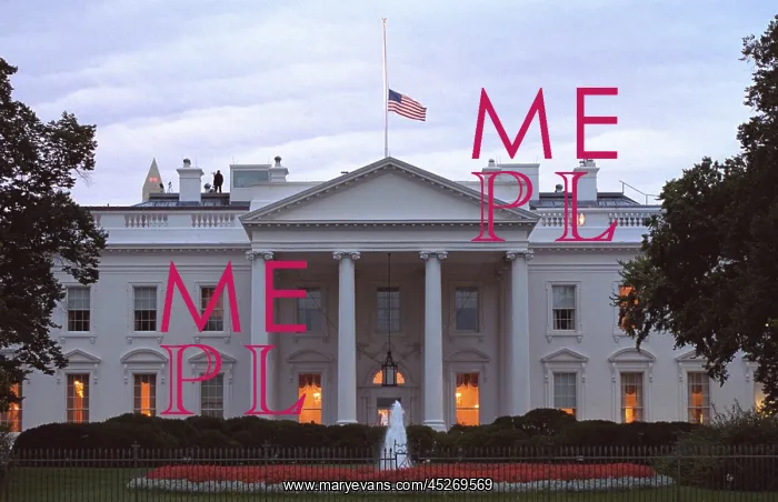 : American flag flies at half-staff over the White : American flag flies at half-staff over the White