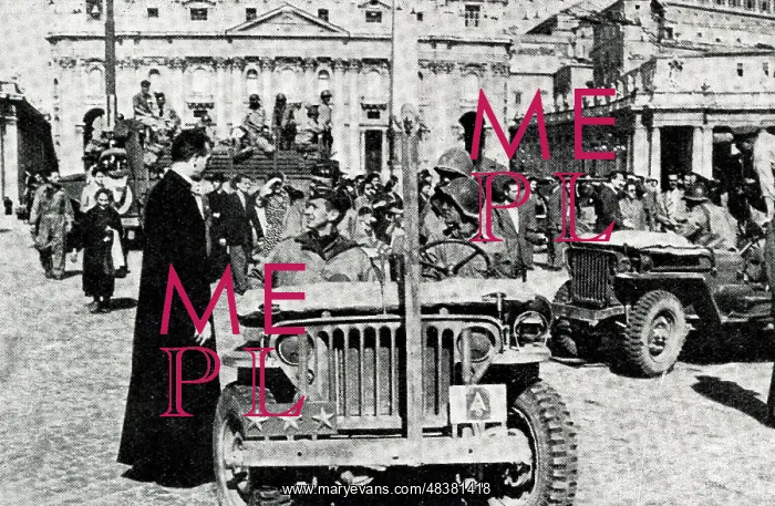 : American forces in Rome, Italy, WW2 : American forces in Rome, Italy, WW2