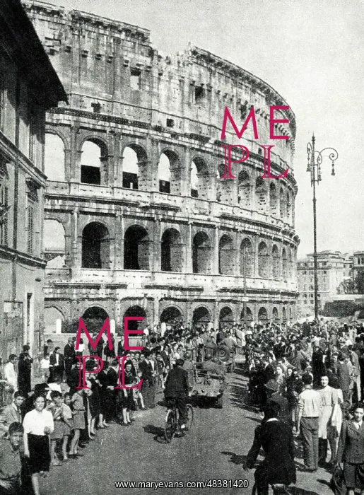 : American forces in Rome, Italy, WW2 : American forces in Rome, Italy, WW2
