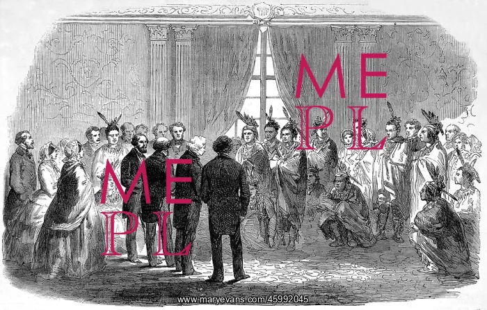 : American Indians. Interview with the Great Father, Preside : American Indians. Interview with the Great Father, Preside