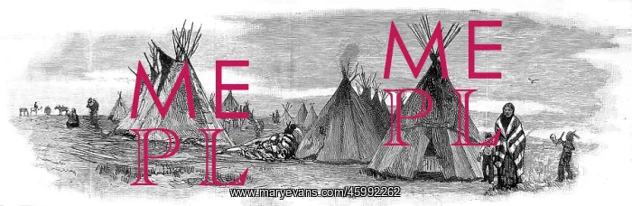 : American Indians. A Sioux camp : American Indians. A Sioux camp