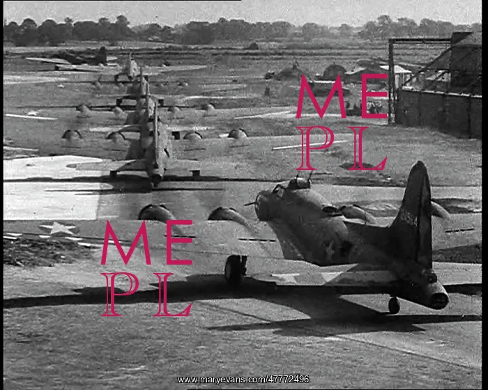 : American Liberator Bombers Taxiing For Take : American Liberator Bombers Taxiing For Take