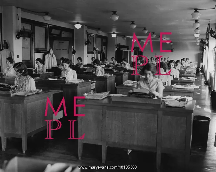 : American open-plan office, 1931 : American open-plan office, 1931