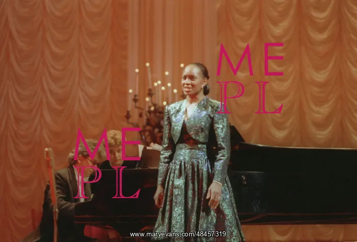 : American operatic-soprano Barbara Hendricks performs : American operatic-soprano Barbara Hendricks performs