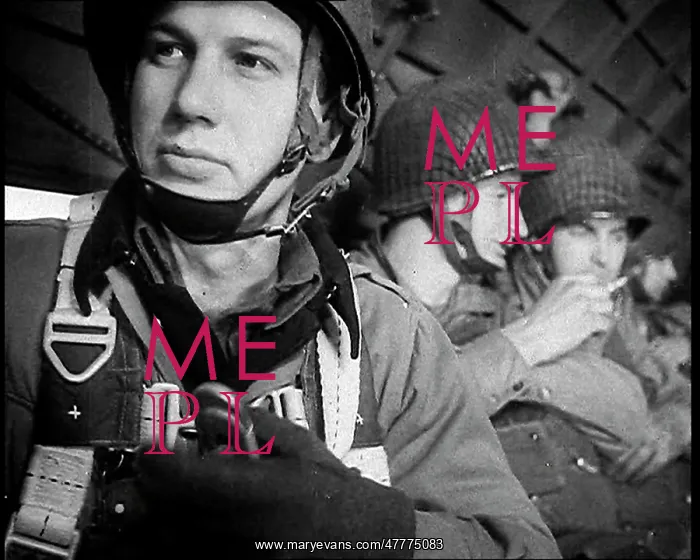 : American Paratroops Waiting To Jump From A : American Paratroops Waiting To Jump From A