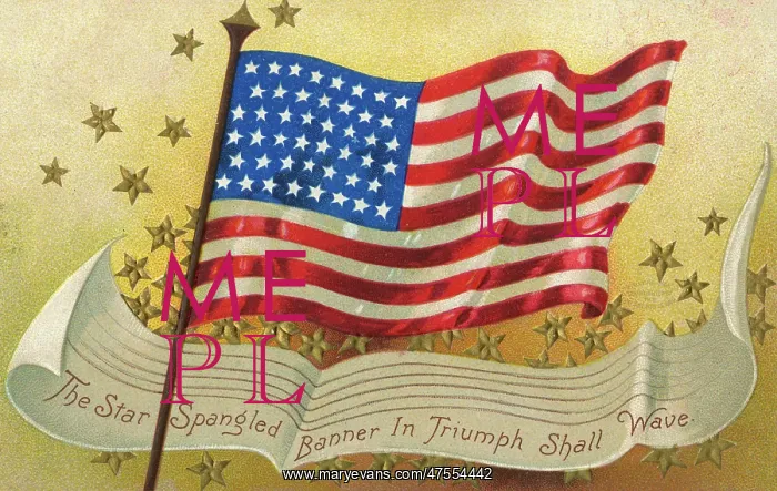 : American postcard of the stars and stripes : American postcard of the stars and stripes