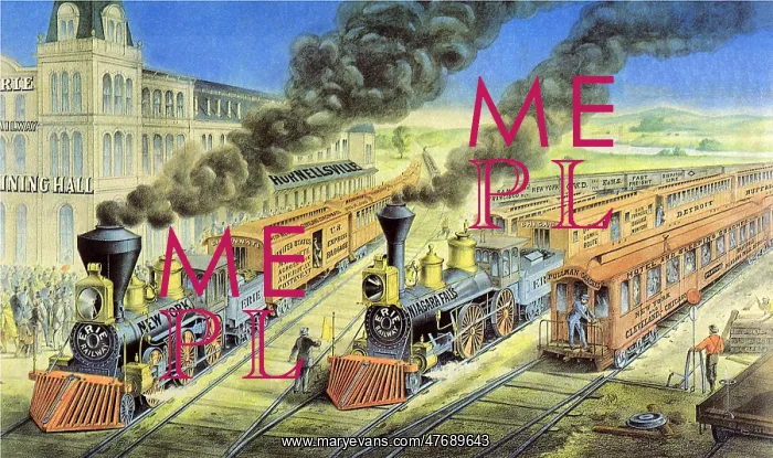 : American Railway Scene : American Railway Scene
