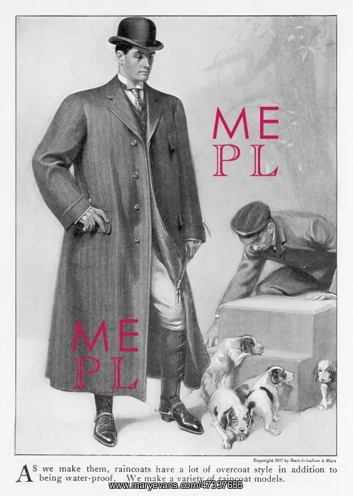 : American Raincoat 1907 : American Raincoat 1907