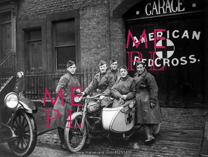 : American Red Cross emergency responders with their : American Red Cross emergency responders with their