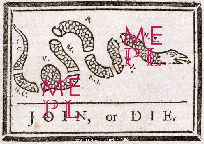 : The American Revolution, Join or die, Benjamin ? : The American Revolution, Join or die, Benjamin ?