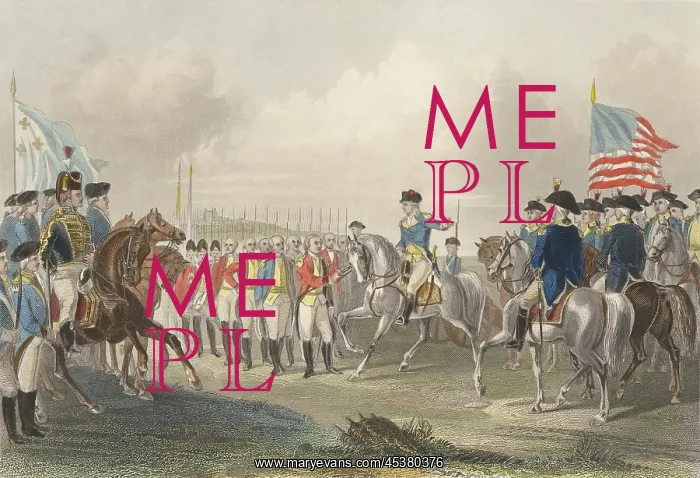 : American Revolution. Surrender British army : American Revolution. Surrender British army