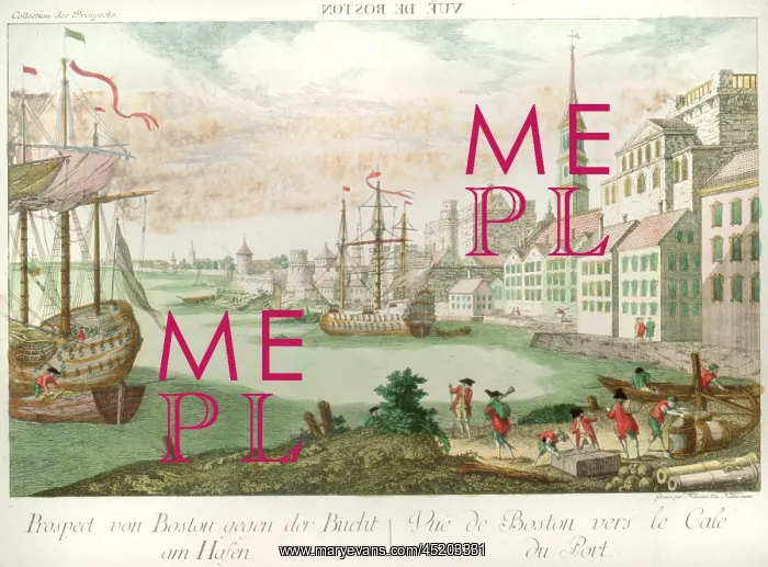  : The American Revolution, Vue de Boston. ?