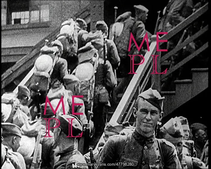 : American Soldiers Climbing Up Steps To Board : American Soldiers Climbing Up Steps To Board
