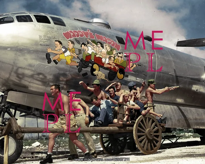 : American soldiers work to free a plane : American soldiers work to free a plane
