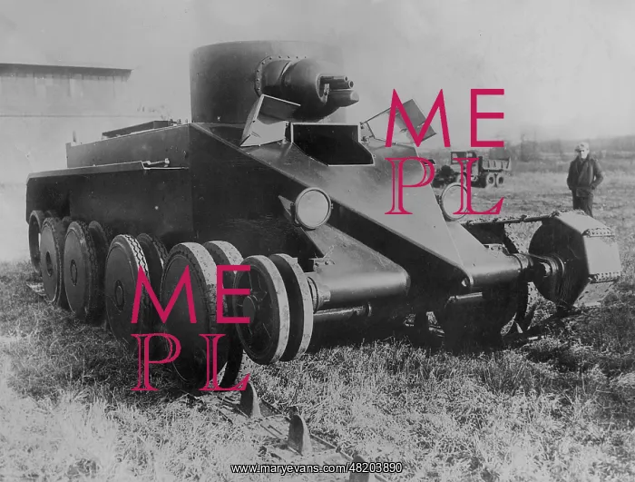 : American tank type Christie, 1924 : American tank type Christie, 1924