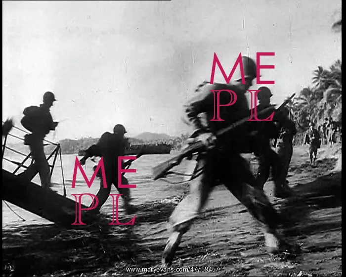 : American Troops Disembarking a Large American : American Troops Disembarking a Large American