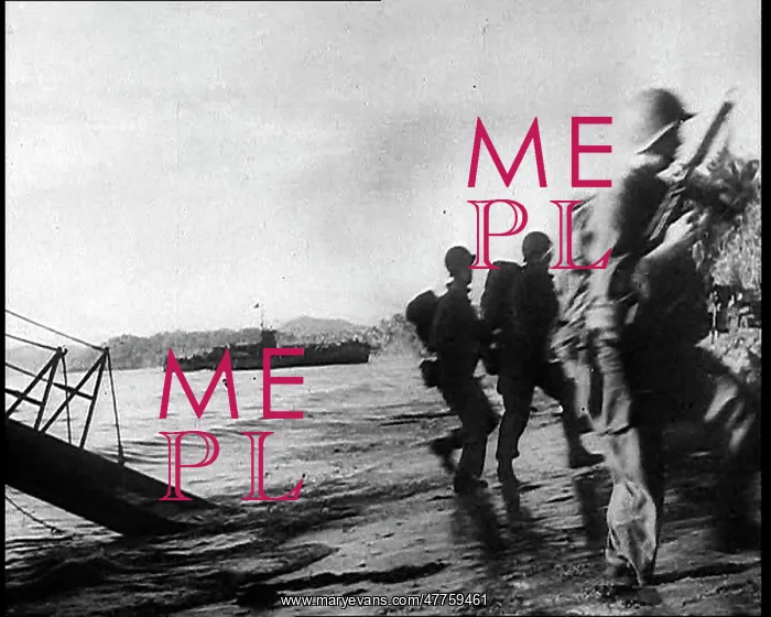 : American Troops Disembarking a Large American : American Troops Disembarking a Large American
