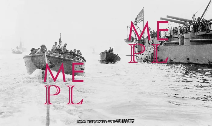 : American troops land in Mexico, 1914 : American troops land in Mexico, 1914