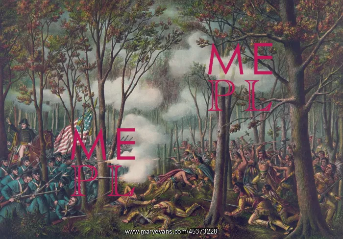 : American troops under the leadership of General : American troops under the leadership of General