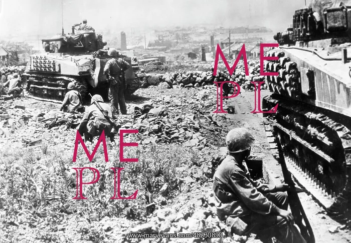 : American troops in Okinawa, 1945 : American troops in Okinawa, 1945