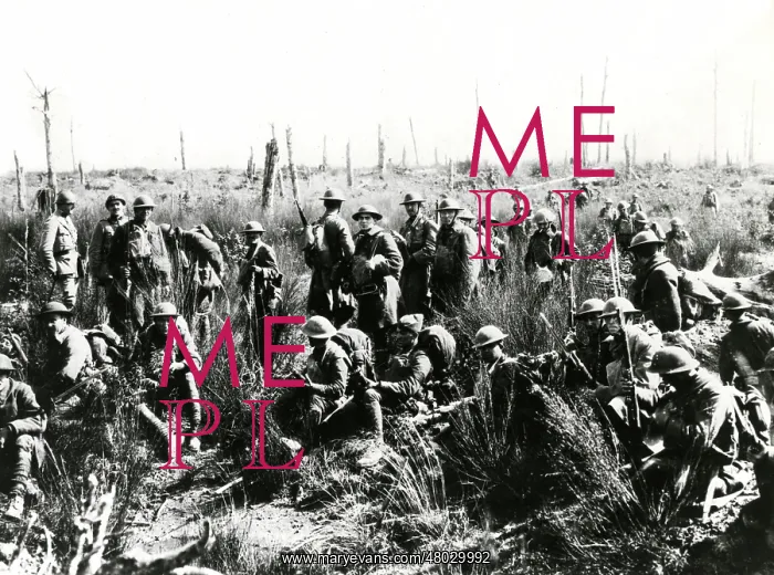 : American troops resting, Argonne Forest, France, WW1 : American troops resting, Argonne Forest, France, WW1