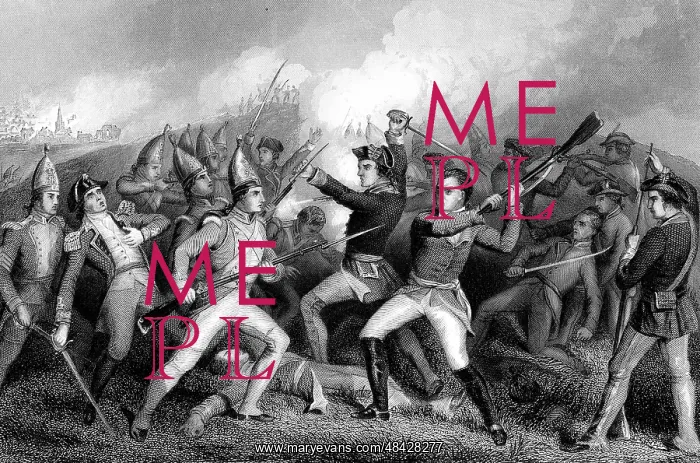 : American War of Independence. Battle of Bennington : American War of Independence. Battle of Bennington