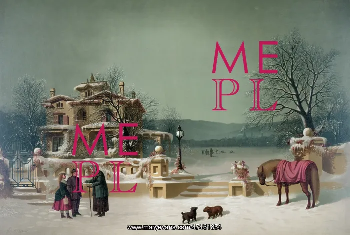 : American winter scene : American winter scene