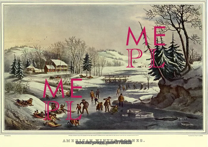 : American Winter Scenes - Morning : American Winter Scenes - Morning