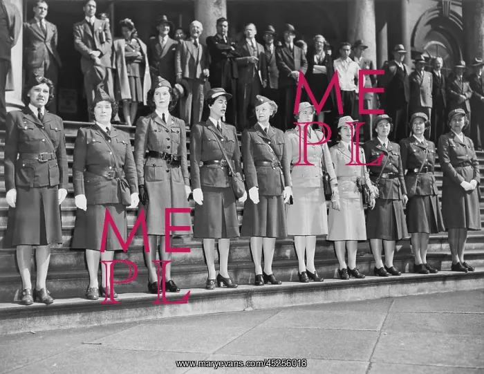 : American Women's Voluntary Services, posed on : American Women's Voluntary Services, posed on