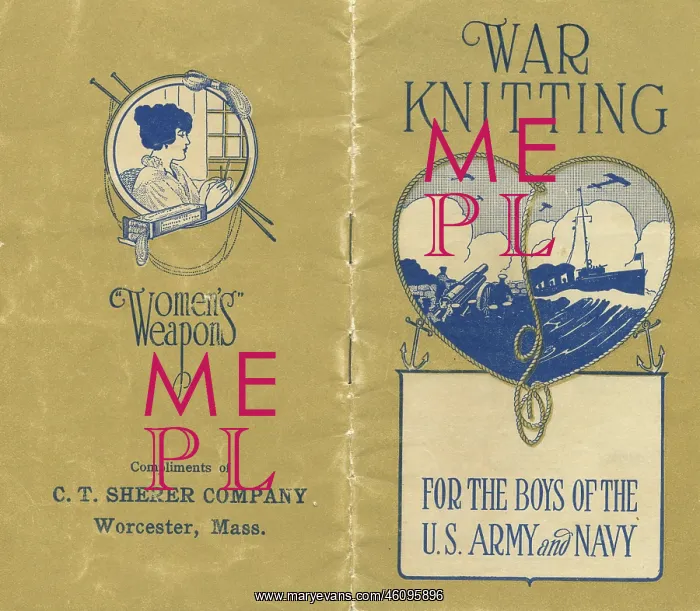 : American WW1 knitting booklet : American WW1 knitting booklet