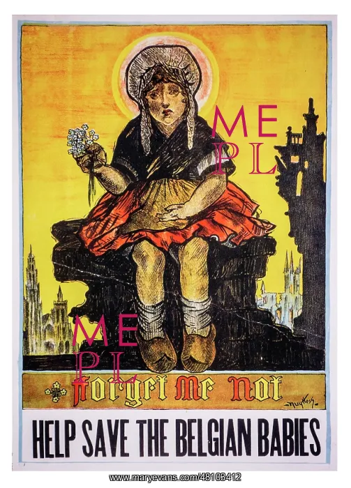 : American WWI propaganda poster Forget Me Not : American WWI propaganda poster Forget Me Not