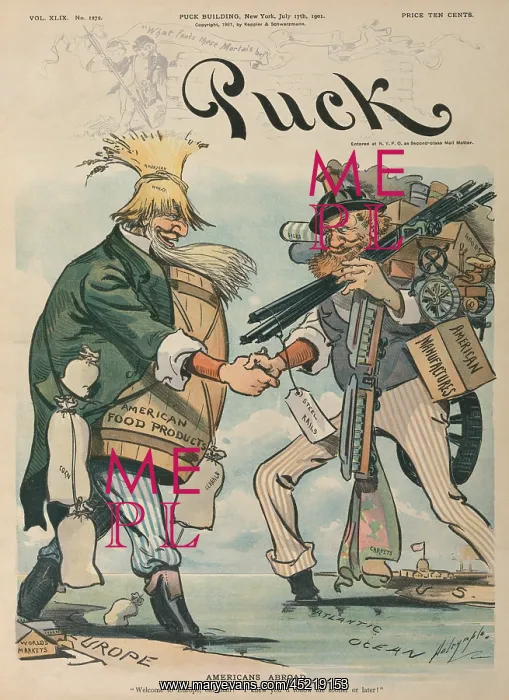 : AMERICANS ABROAD. Cartoon captioned Welcome ? : AMERICANS ABROAD. Cartoon captioned Welcome ?