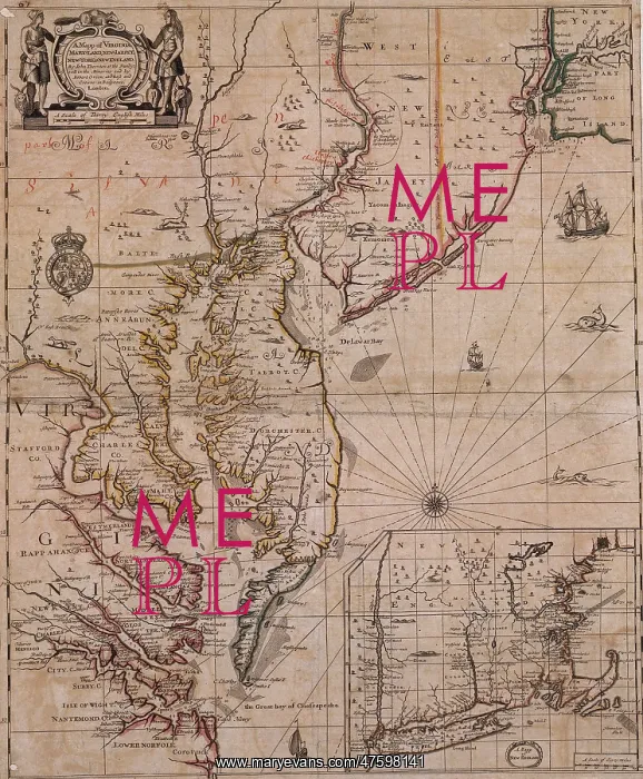 : America's East Coast, 1679 : America's East Coast, 1679