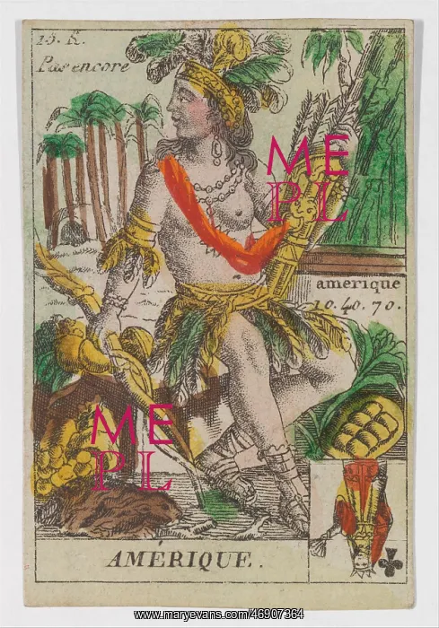 : Amerique from Playing Cards (for Quartets) Costumes : Amerique from Playing Cards (for Quartets) Costumes