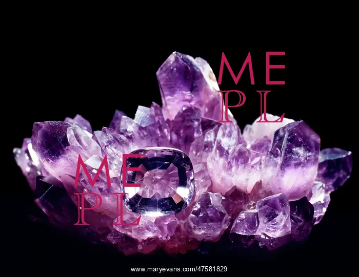 : Amethyst is the purple variety of quartz (silicon dioxide) and is a popular gemstone : Amethyst is the purple variety of quartz (silicon dioxide) and is a popular gemstone