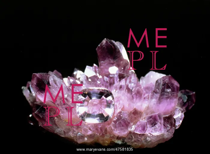 : Amethyst is the purple variety of quartz (silicon dioxide) and is a popular gemstone : Amethyst is the purple variety of quartz (silicon dioxide) and is a popular gemstone