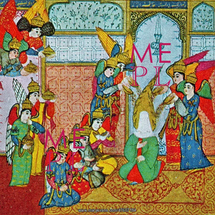 : Aminah Visited by Angels, 6th Century : Aminah Visited by Angels, 6th Century