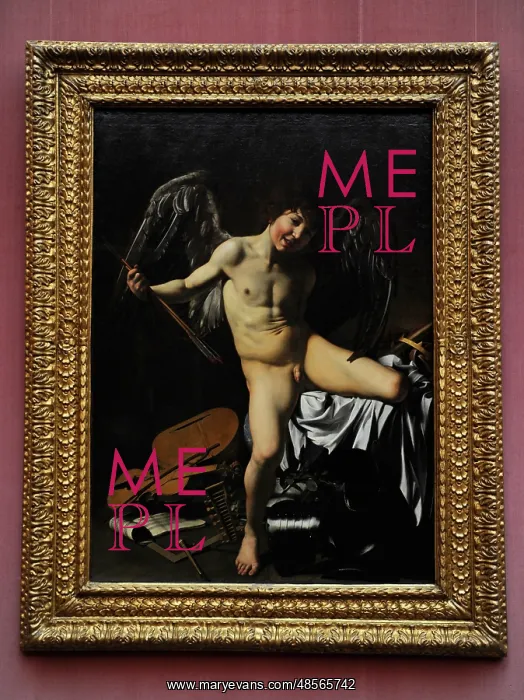 : Amor Victorious, by Caravaggio : Amor Victorious, by Caravaggio