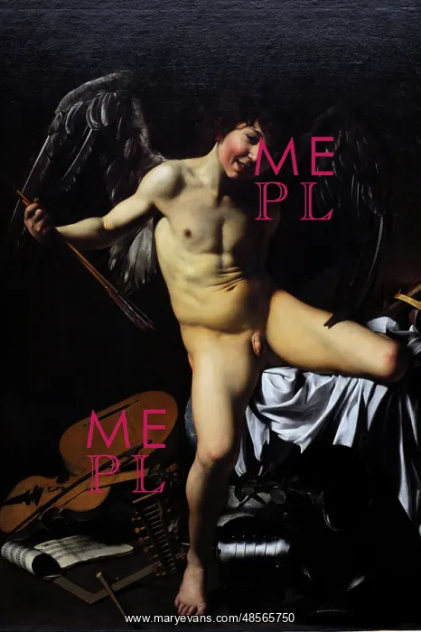 : Amor Victorious, by Caravaggio : Amor Victorious, by Caravaggio