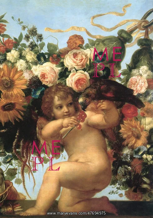  : Amour Et Guirlande de Fleur
